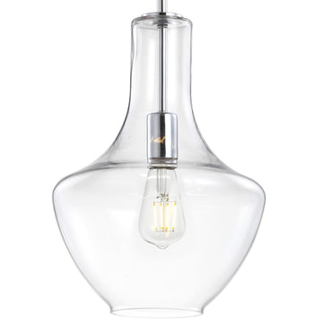 Watts Glass/Metal LED Pendant - JONATHAN Y